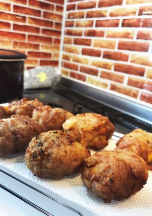 かぼちゃを包んだ豚肉揚げ-レシピのメイン写真