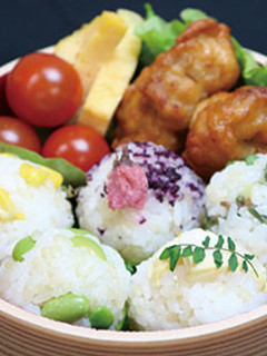 季節の手毬おにぎり弁当-レシピのメイン写真