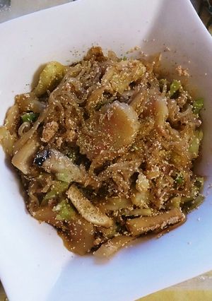 糸こんにゃくとたらこの炒めもの-レシピのメイン写真