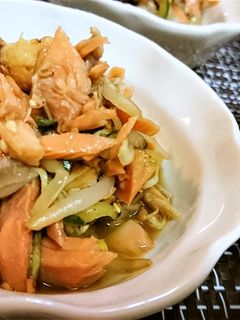 さっぱり★【鮭ともやしのゴマ酢醤油和え】-レシピのメイン写真