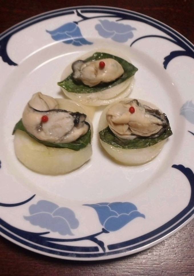 カキの新玉ネギのせ焼き-レシピのメイン写真