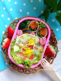 お弁当に♪豚肉と人参のお花肉巻き*-レシピのメイン写真