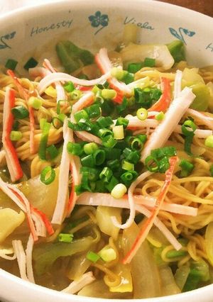 餃子の王将ラーメンで焼きラーメン-レシピのメイン写真