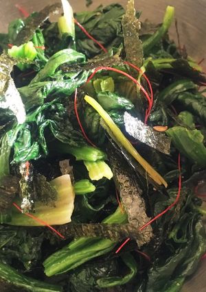 ほうれん草ともみ海苔のナムル-レシピのメイン写真