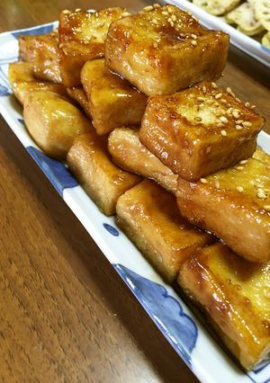 揚げ高野豆腐の生姜煮〜つわり・妊婦飯〜-レシピのメイン写真