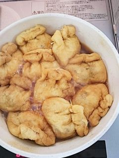 れんこん餅の巾着煮-レシピのメイン写真