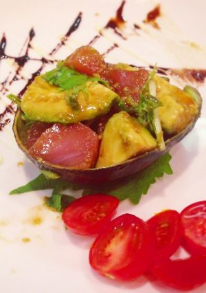 マグロとアボカドのわさび醤油-レシピのメイン写真