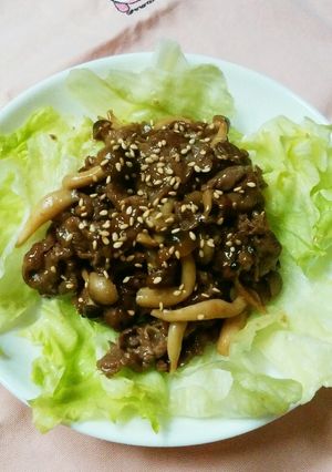 簡単！牛こま味つけ炒め-レシピのメイン写真