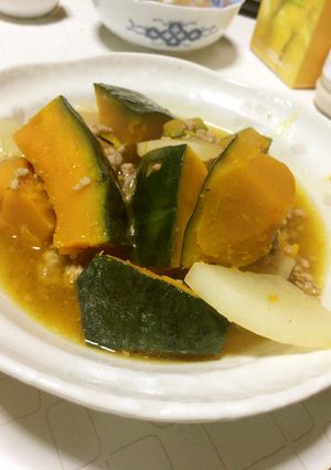 南瓜のそぼろあん-レシピのメイン写真