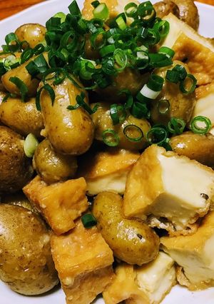 厚揚げとじゃがいも味噌煮♪-レシピのメイン写真