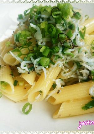 ＊ネギとしらすのパスタ＊-レシピのメイン写真
