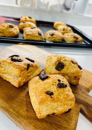 フープロでいっきに！腹割れスコーン-レシピのメイン写真