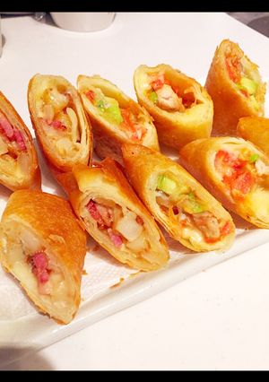 ジャーマンポテトエッグロール-レシピのメイン写真