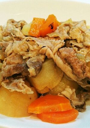 ☆豚肉で肉じゃが☆-レシピのメイン写真