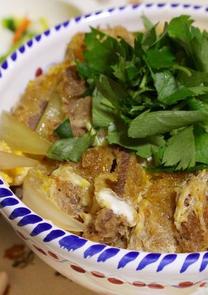 【ジビエ】誰でも簡単♪ 鹿カツ卵とじ丼-レシピのメイン写真