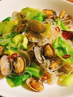 あさりと春キャベツの低糖質パスタ-レシピのメイン写真