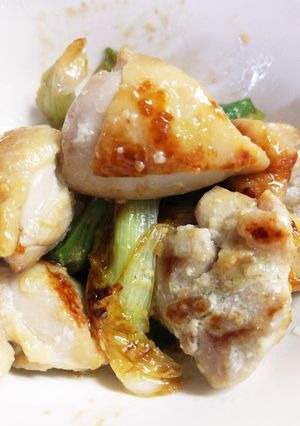鶏もも肉の塩だれ焼き（塩麹で）-レシピのメイン写真