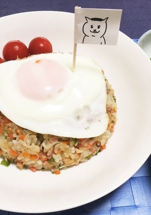 野菜たっぷり！猫村さんのネコムライス♪-レシピのメイン写真