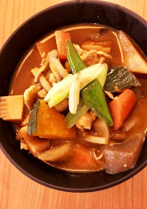 【温活ごはん】かぼちゃ入りほくほく豚汁♬-レシピのメイン写真