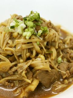 牛肉ときのこの甘辛煮-レシピのメイン写真