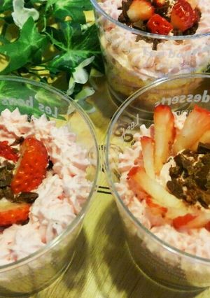 バレンタイン❤カップde 苺ケーキ-レシピのメイン写真
