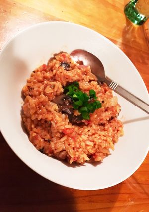 余ったご飯でトマトチーズリゾット-レシピのメイン写真