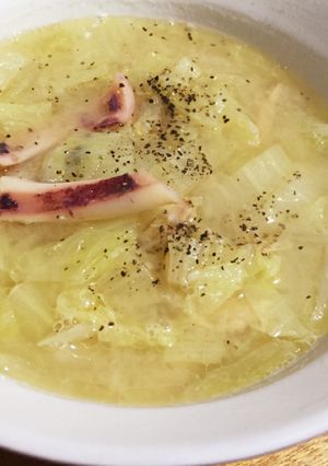 白菜とツナ缶のぽかぽか酒粕汁-レシピのメイン写真