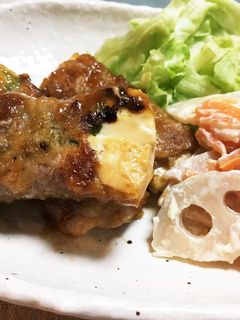 もめん豆腐の豚肉巻き-レシピのメイン写真