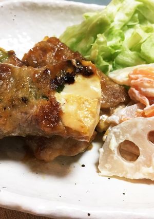 もめん豆腐の豚肉巻き-レシピのメイン写真