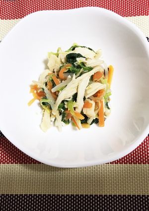 サラダチキンと野菜のレモン醤油和え★-レシピのメイン写真