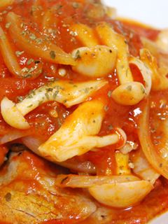 豚肉とキノコのトマト煮込み-レシピのメイン写真