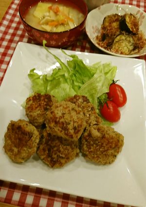 豚肉のつくねの生姜焼き-レシピのメイン写真