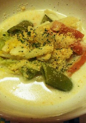 春らしい白菜のミルク煮(^^)-レシピのメイン写真