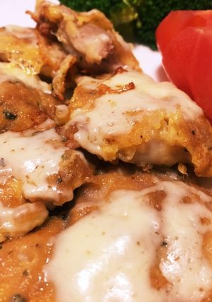 チーズONチキンピカタ-レシピのメイン写真