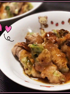 簡単♡ウマウマ♡レタスの豚バラ巻き♡-レシピのメイン写真