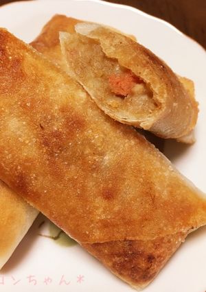 残ったカレーで!カレー春巻き(°▽°)-レシピのメイン写真