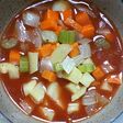 レンジで簡単ミネストローネ