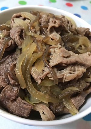 冷めても美味しい牛丼-レシピのメイン写真
