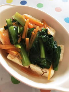 焼き出し豆腐の野菜あんかけ-レシピのメイン写真