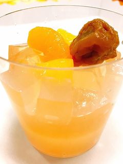 贅沢梅酒ゼリーパラダイス☆嚥下食にも-レシピのメイン写真