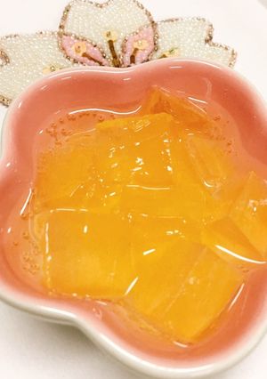 冷え冷え♢梅酒ゼリーソーダ-レシピのメイン写真