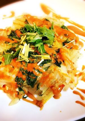 水菜とチーズのじゃがいもガレット-レシピのメイン写真