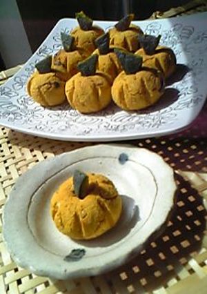 ヘルシーおやつ★かぼちゃ＆おからの団子風-レシピのメイン写真