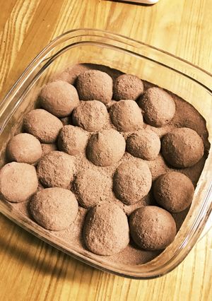 餡子と大豆プロテインのトリュフ（≧∇≦）-レシピのメイン写真