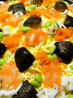 *スモークサーモンでちらし寿司*-レシピのメイン写真