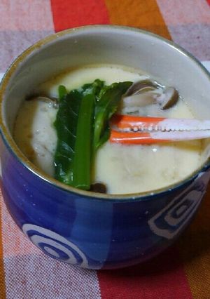 簡単！残ったうどんの出汁で茶碗蒸し-レシピのメイン写真
