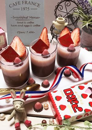 アポロチョコ♡みたいなグラススイーツ♪-レシピのメイン写真