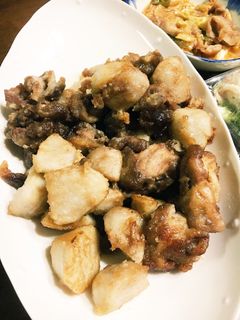 絶品!里芋と豚コマのバター醤油炒め-レシピのメイン写真