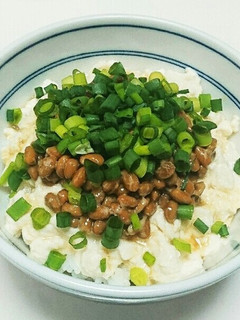 大豆イソフラ丼(納豆とうふ丼)-レシピのメイン写真