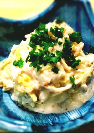 ☆白菜と玉ねぎの味噌マヨごま和え☆-レシピのメイン写真